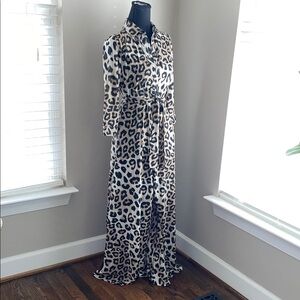 Banana Republic Leopard Print Maxi Dress NWT 2